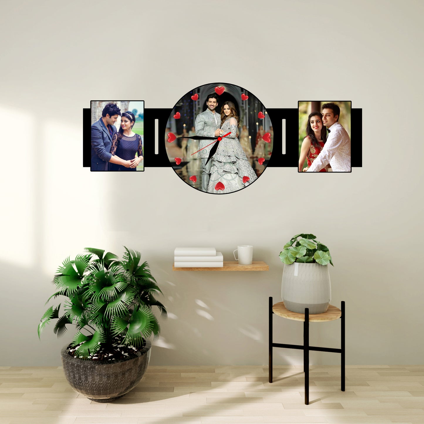 Personalized Photo Clock Gift For Couples