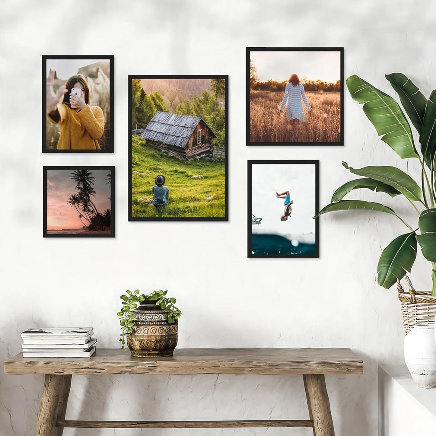 Customized Photo Frame Set Gift For Anniversary, Birthday, Wedding