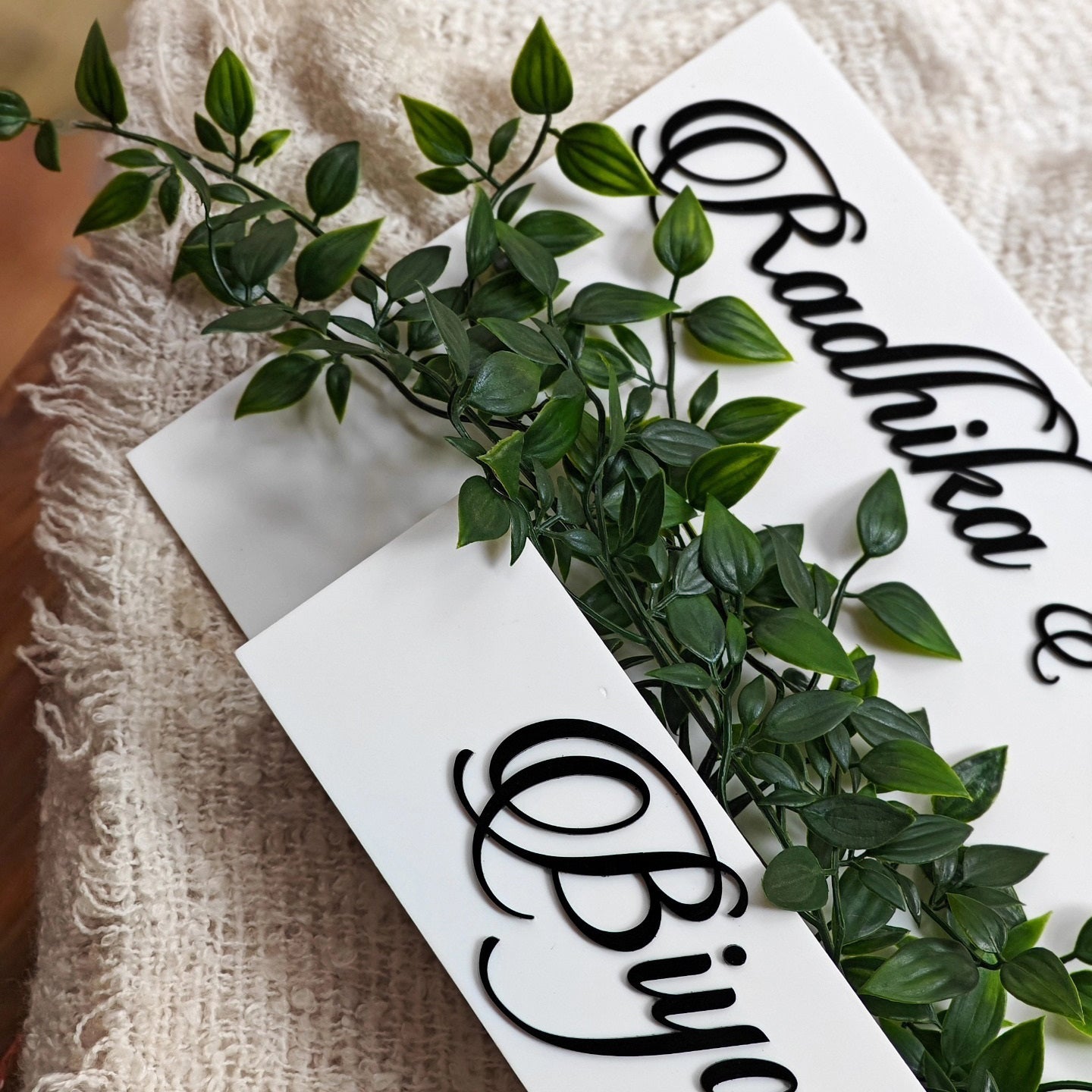 Arcylic Customized Name Plate For Home,Bungalow,Office