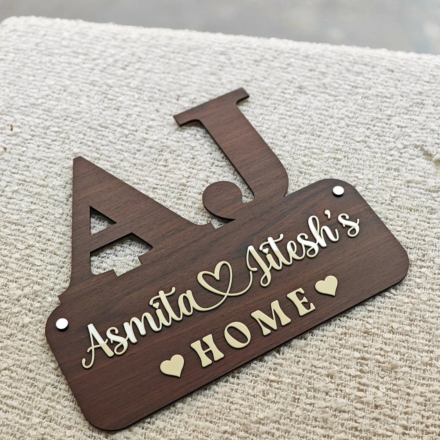 Arcylic Personalized Name Plate For House,Villa, Bungalow, Flat,Office