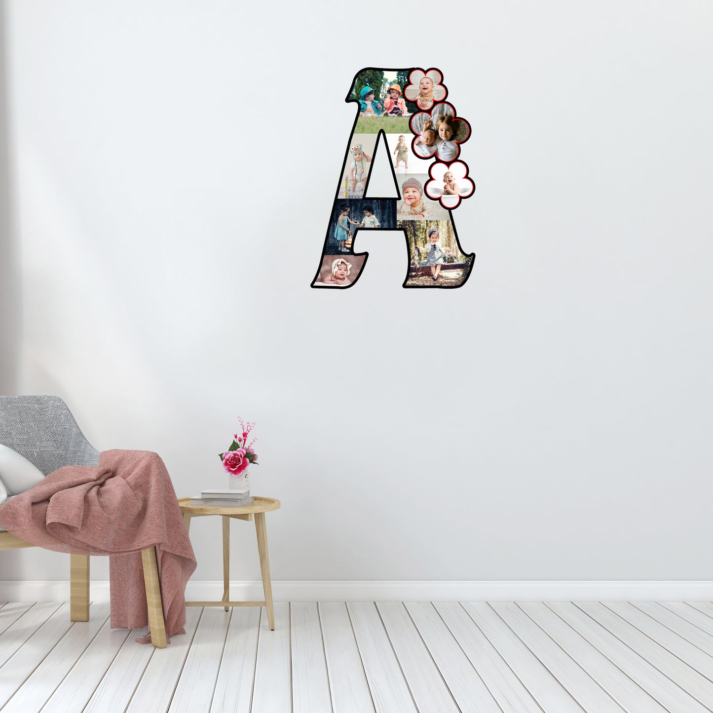Customised Alphabet Photo Frame ( A Letter )