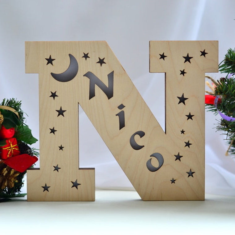 Customized Alphabet LED Name Lamp For Birthday