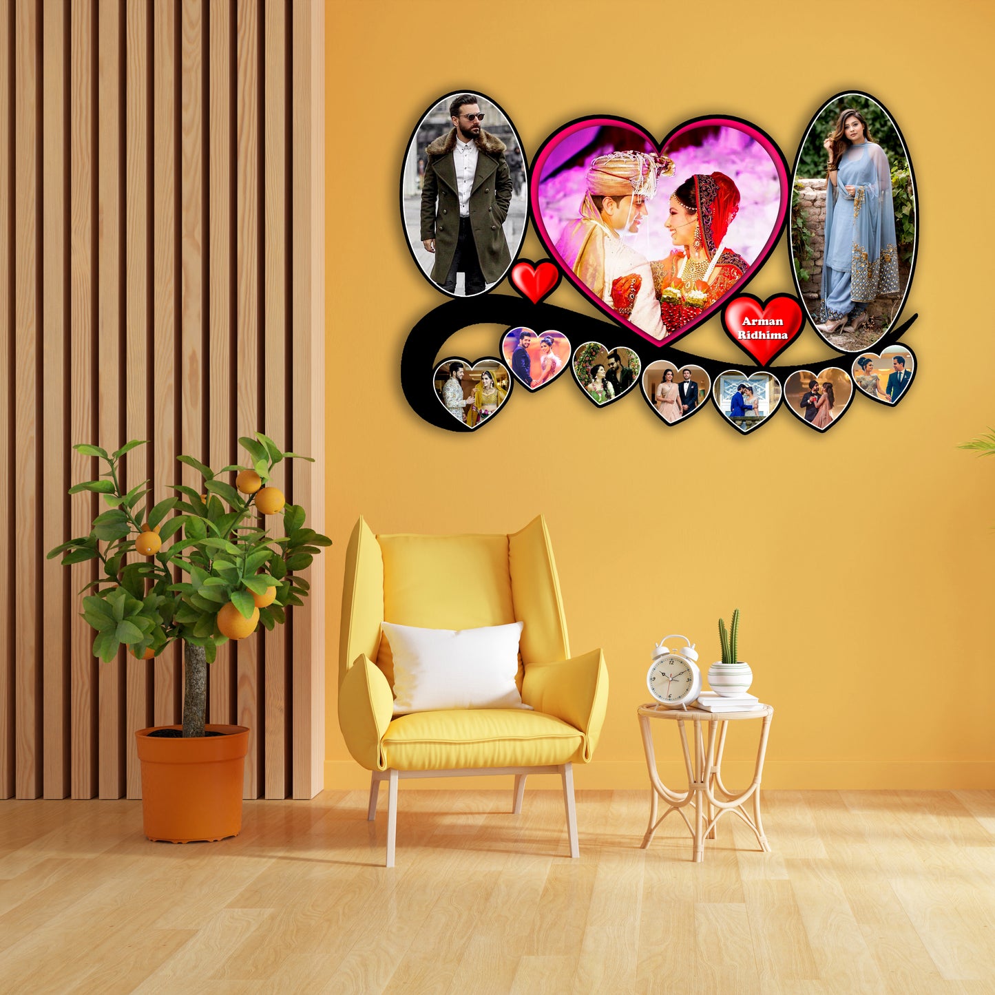 Customised Anniversary Photo Frame For Couple