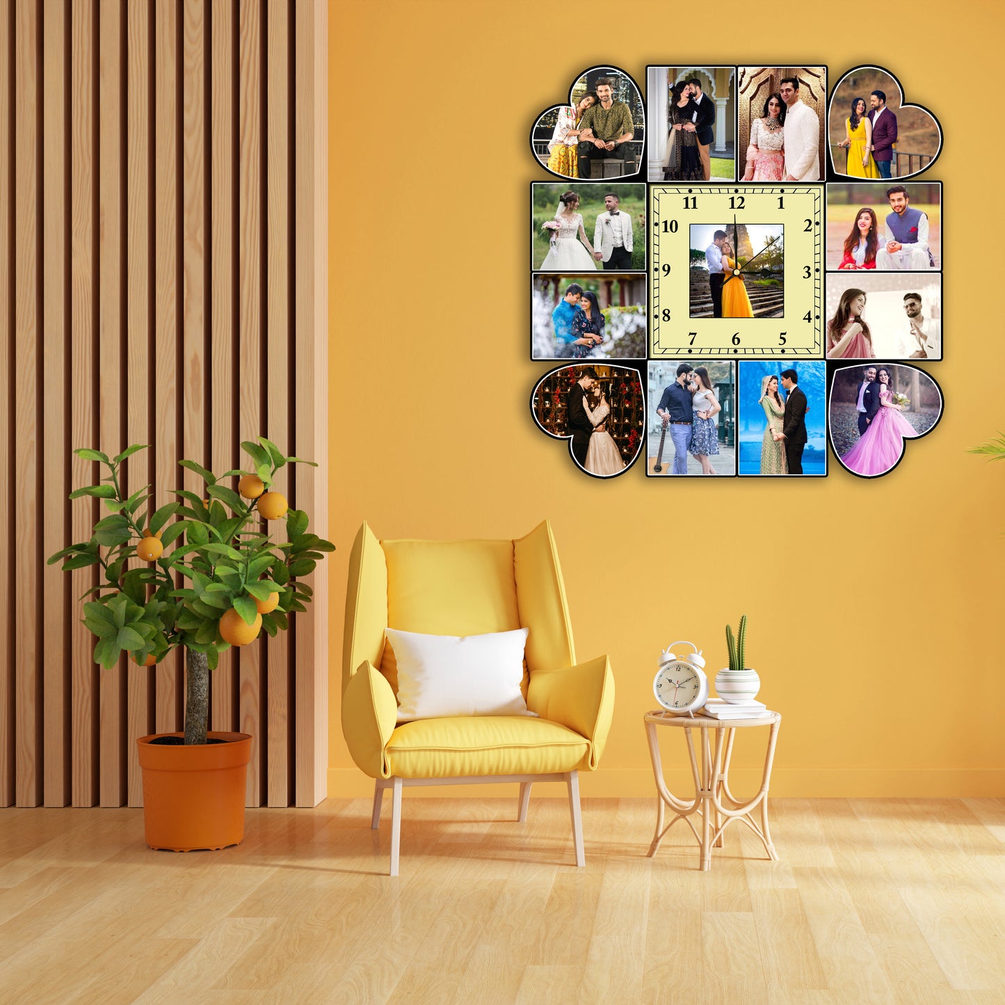 Personalized Photo Clock for Gift Item for Friends and Family