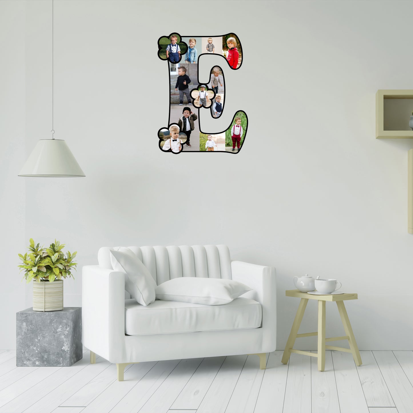 Customised Alphabet Photo Frame ( E Letter )
