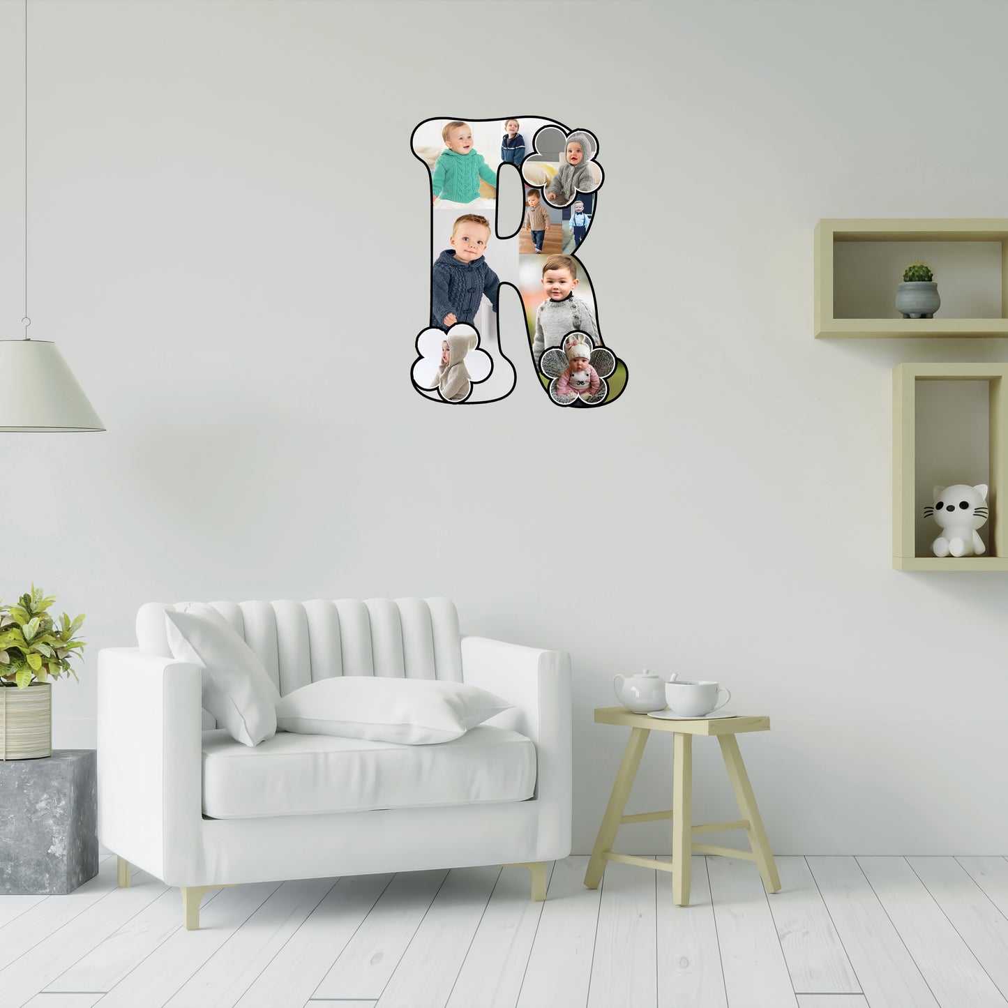 Customised Alphabet Photo Frame ( R Letter )