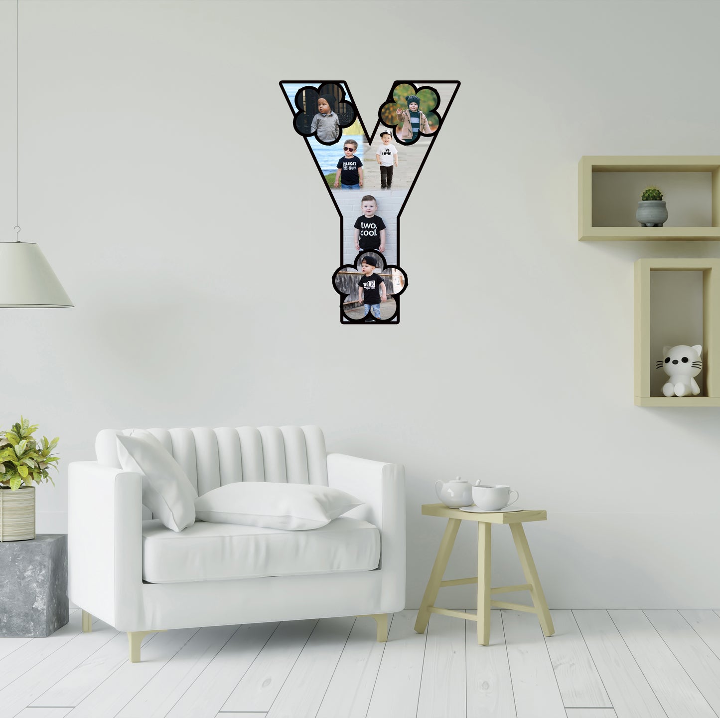 Customised Alphabet Photo Frame ( Y Letter )
