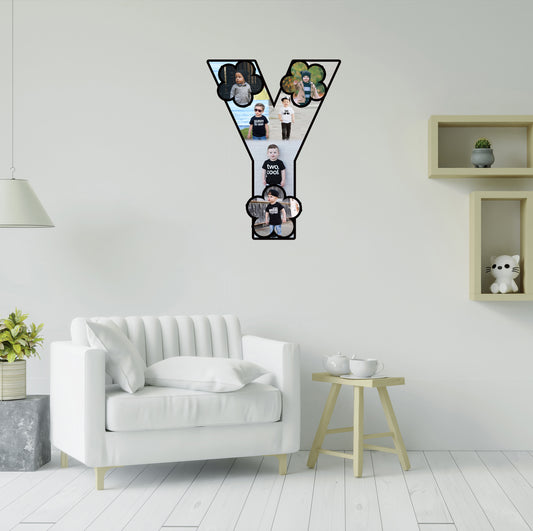 Customised Alphabet Photo Frame ( Y Letter )