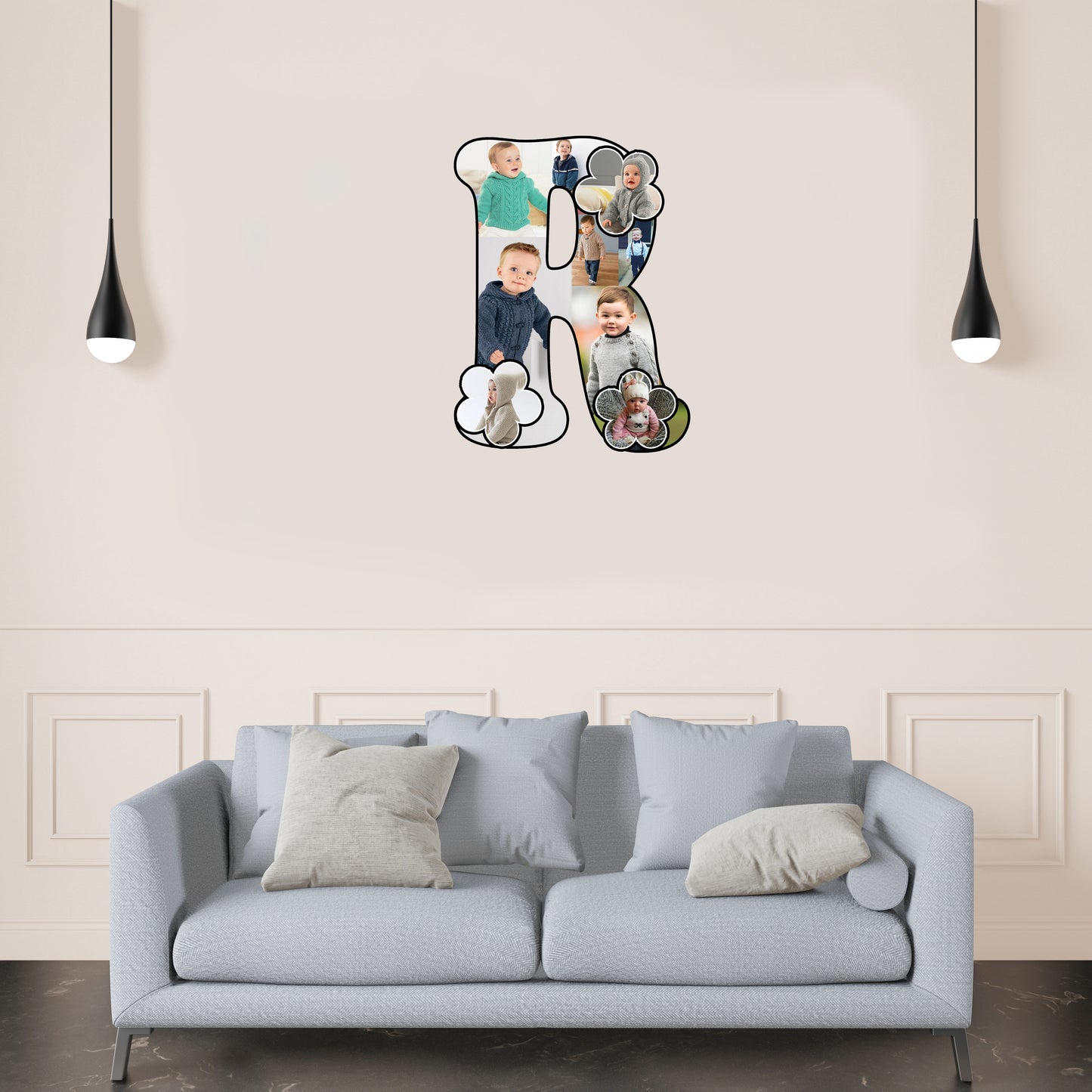 Customised Alphabet Photo Frame ( R Letter )