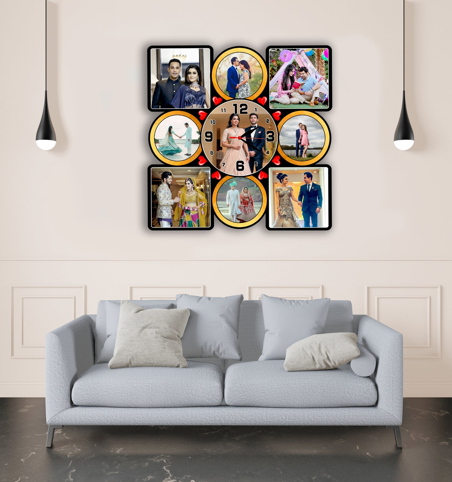 Personalized Photo Clock for anniversary