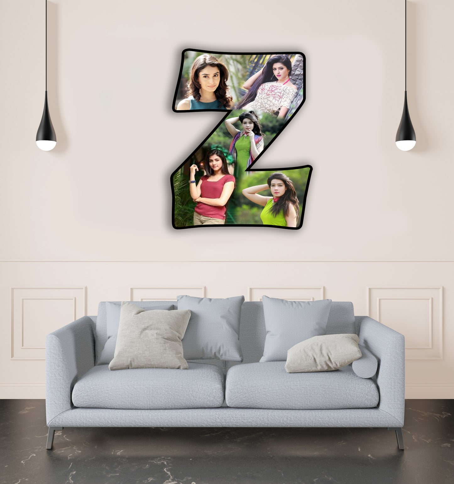 Customised Alphabet Photo Frame ( Z Letter )