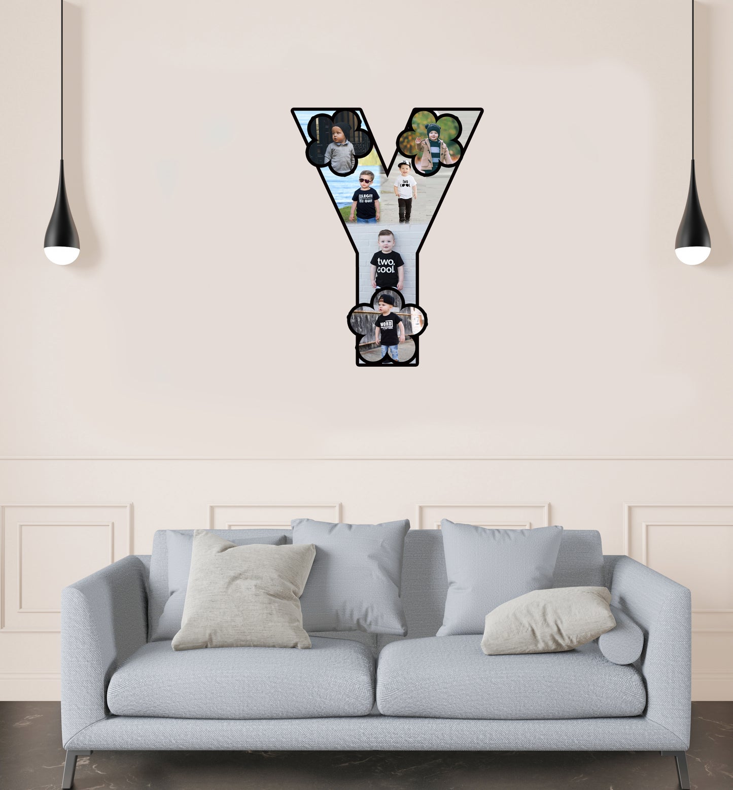 Customised Alphabet Photo Frame ( Y Letter )