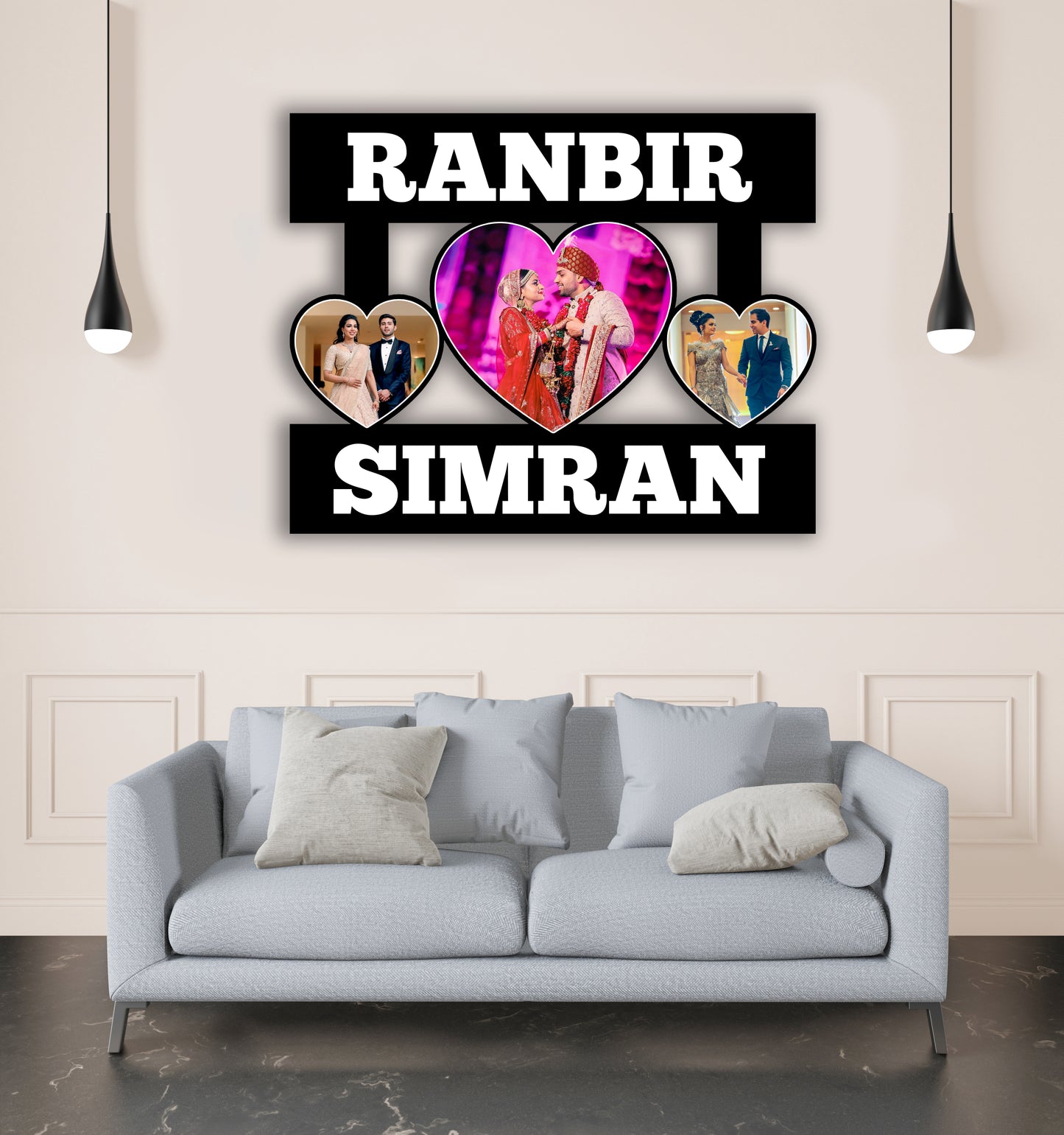 Customised Couple Photo Frame For Gifting