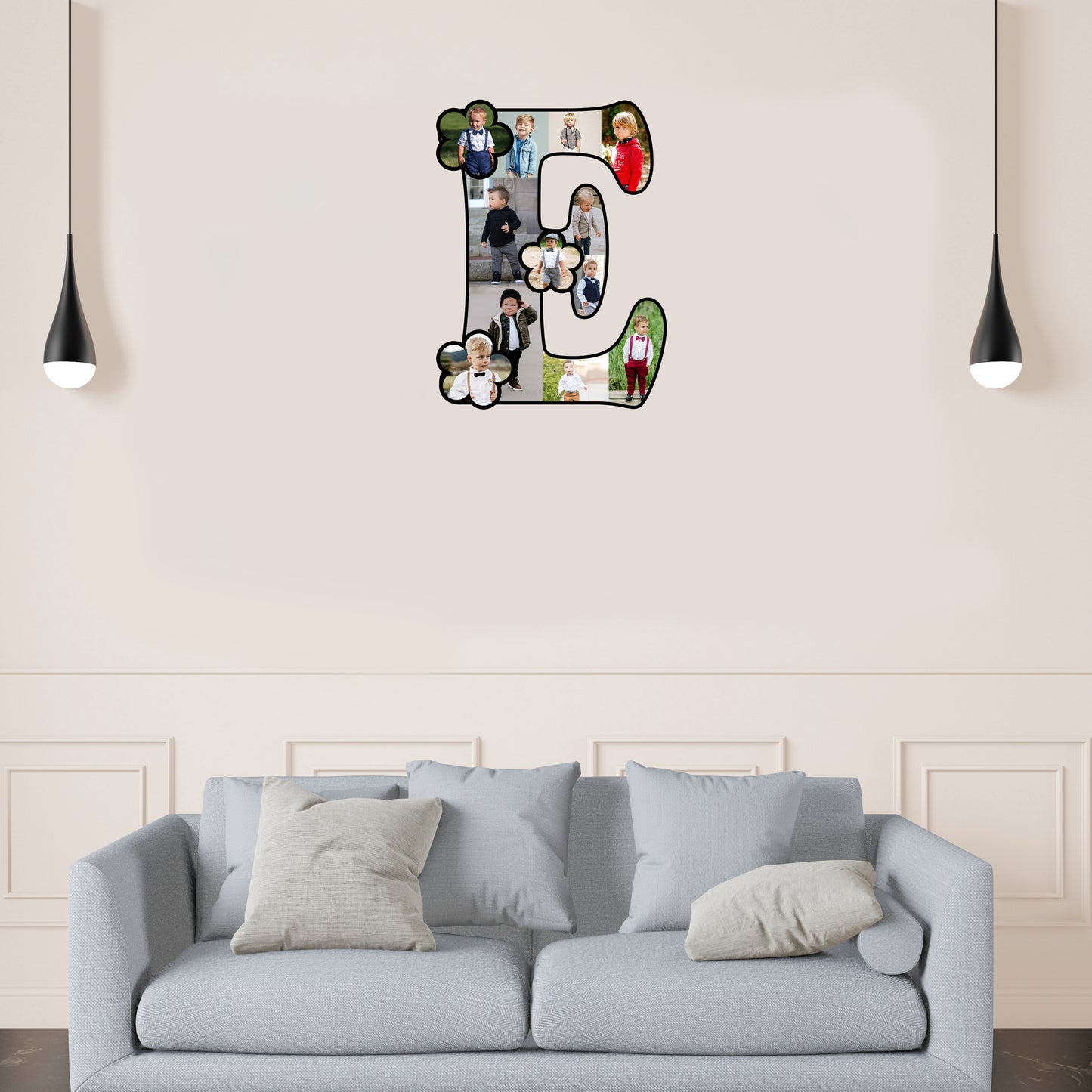 Customised Alphabet Photo Frame ( E Letter )