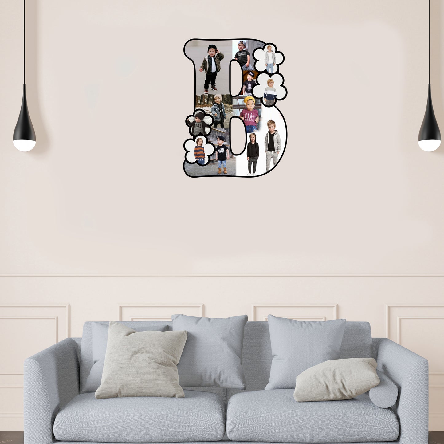 Customised Alphabet Photo Frame ( B Letter )