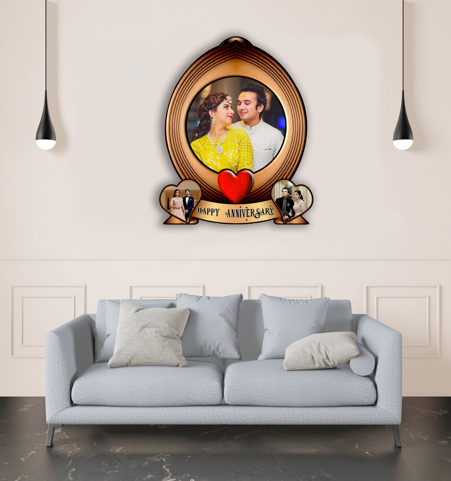 Customised Anniversary Photo Frame For Couple
