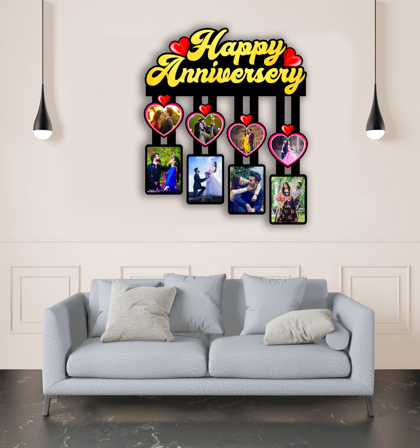 Anniversary Customized Frames For Home Decorations