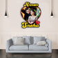Customized Couple Name Photo Frame Home Decorations (Couple Photo with Name)