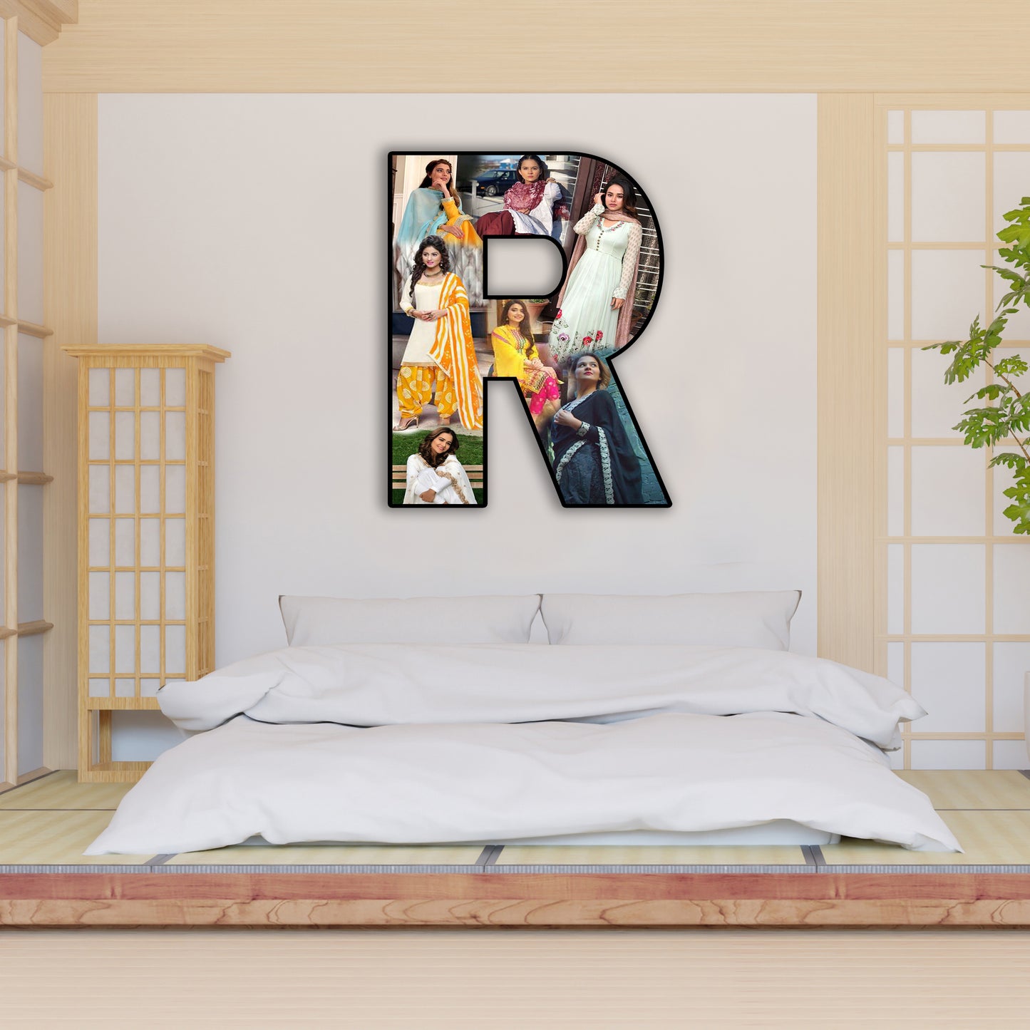 Customised Alphabet Photo Frame ( R Letter )