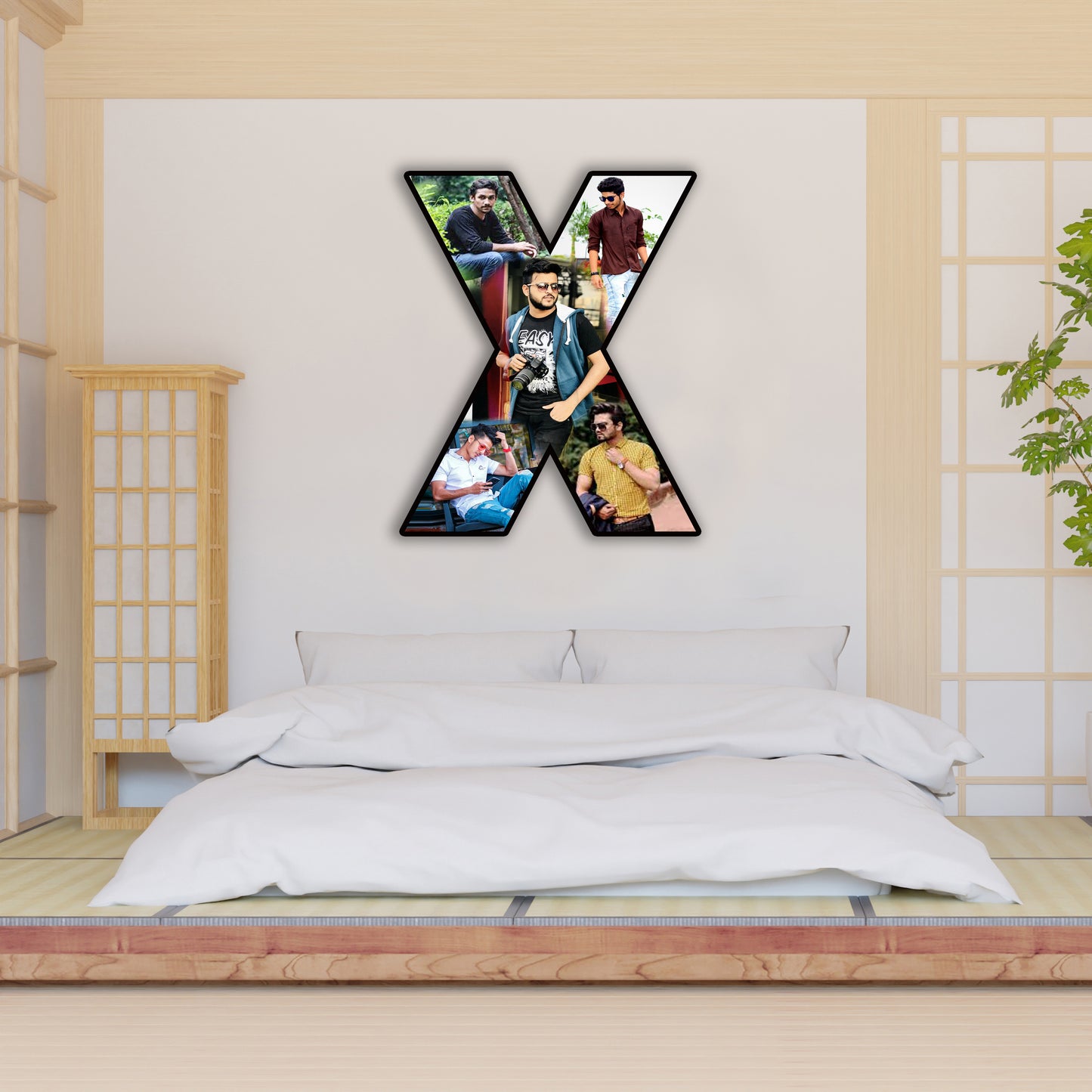 Customised Alphabet Photo Frame ( X Letter )