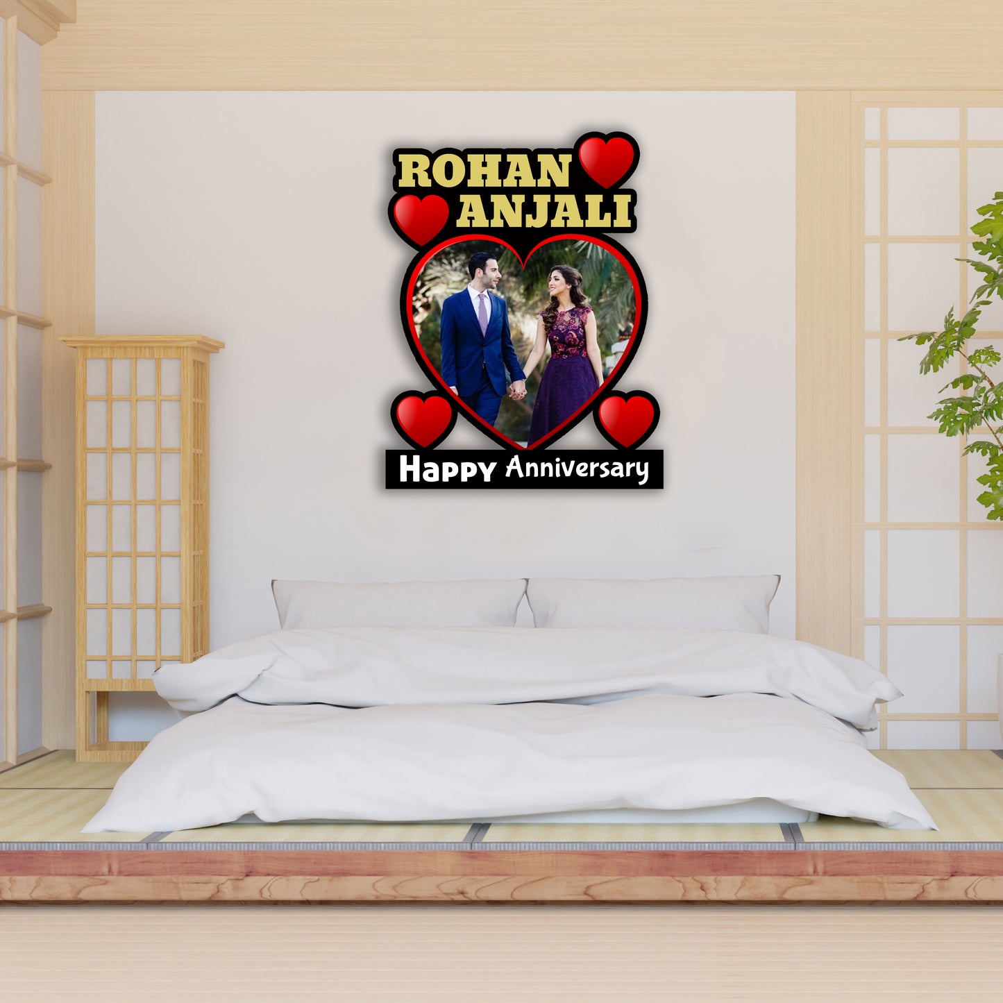 Personalised Anniversary Photo Collage For Couple