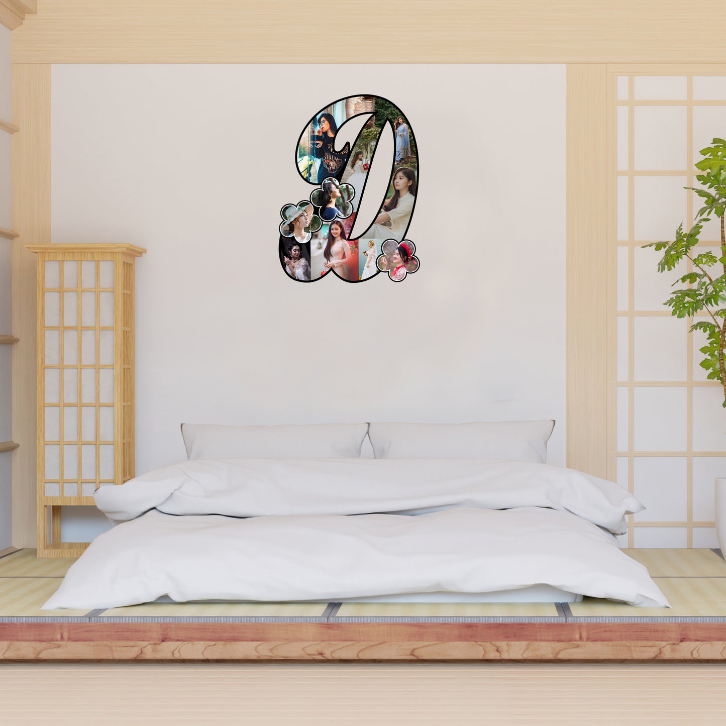 Customised Alphabet Photo Frame ( D Letter )