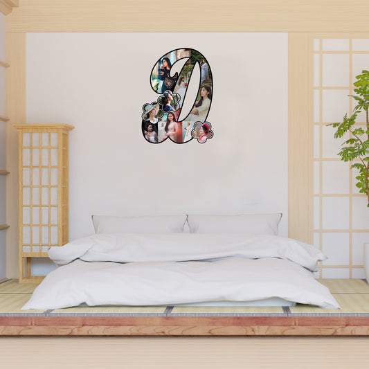 Customised Alphabet Photo Frame ( D Letter )