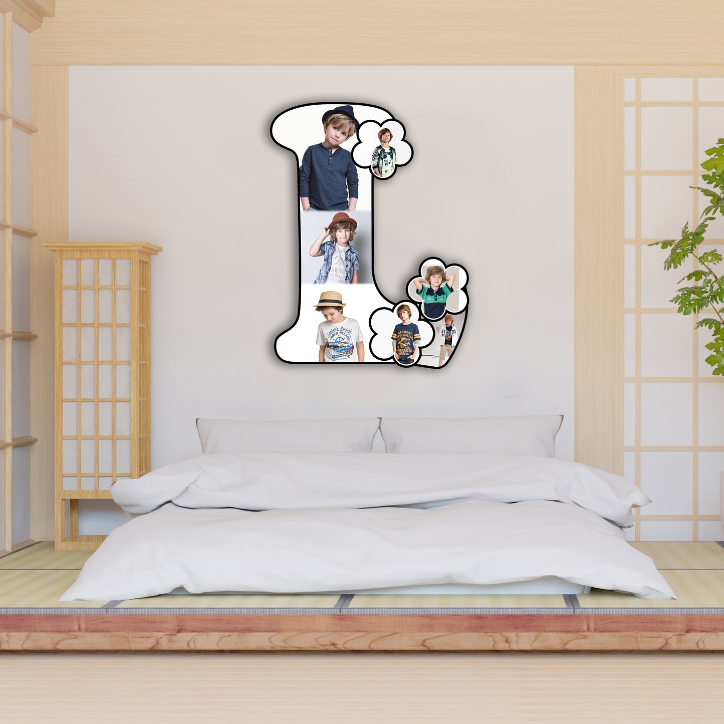 Customised Alphabet Photo Frame ( L Letter )
