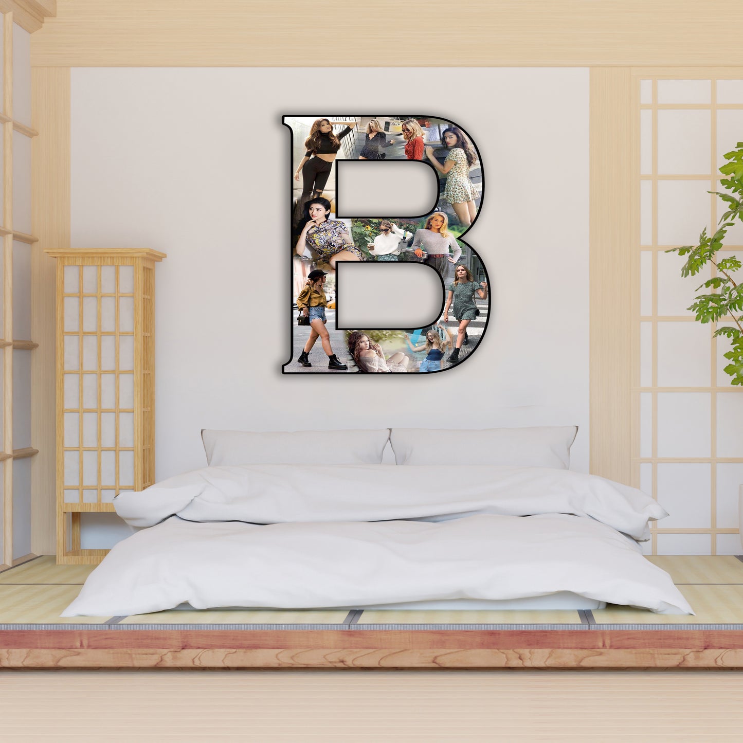Customised Alphabet Photo Frame ( B Letter )
