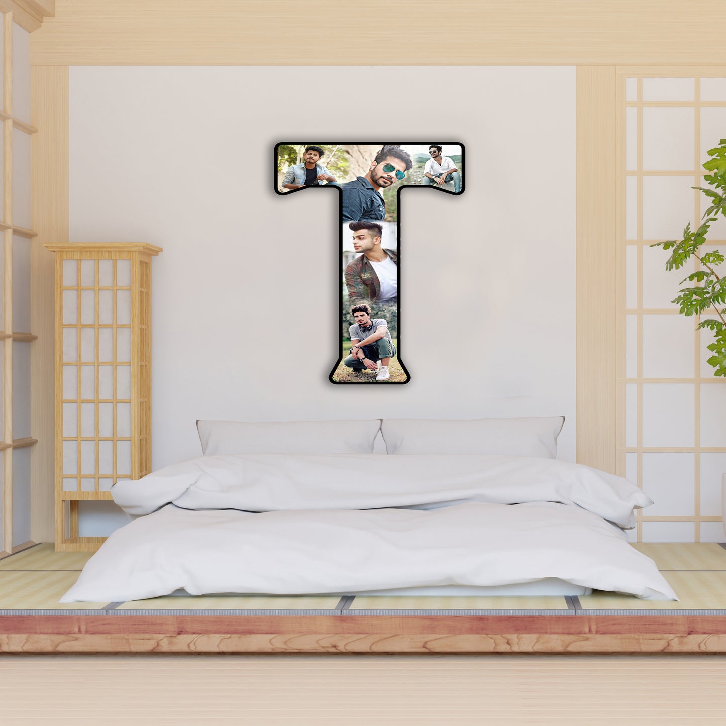 Customised Alphabet Photo Frame ( T Letter )