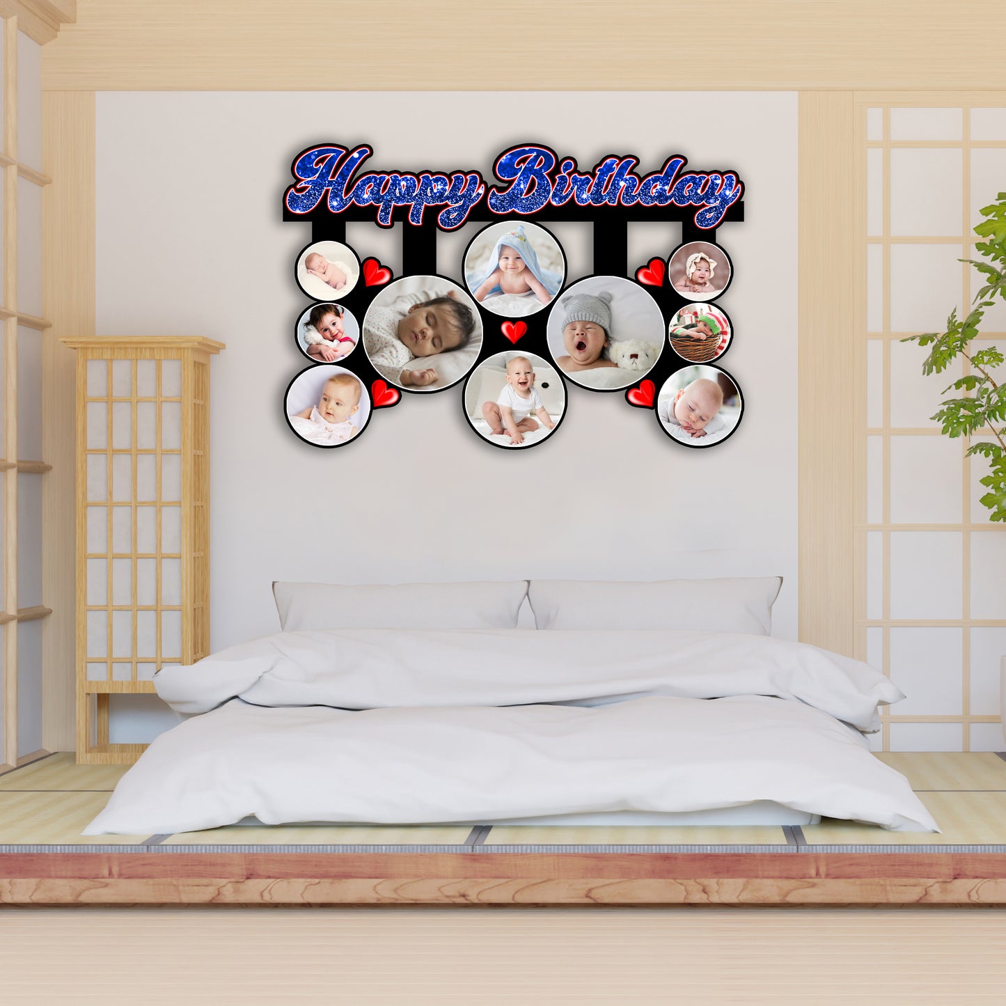 Personalised Happy Birthday Photo Frame Gift With Your Own Images