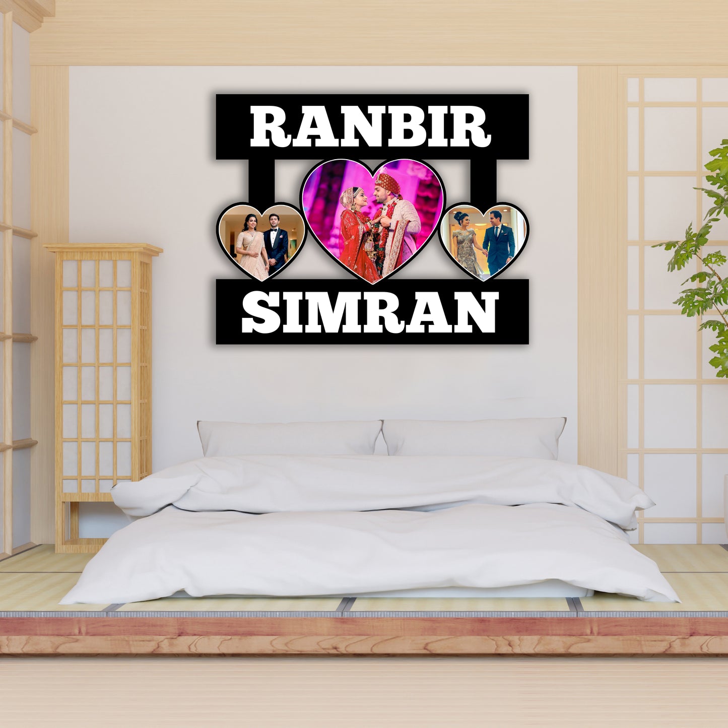 Customised Couple Photo Frame For Gifting