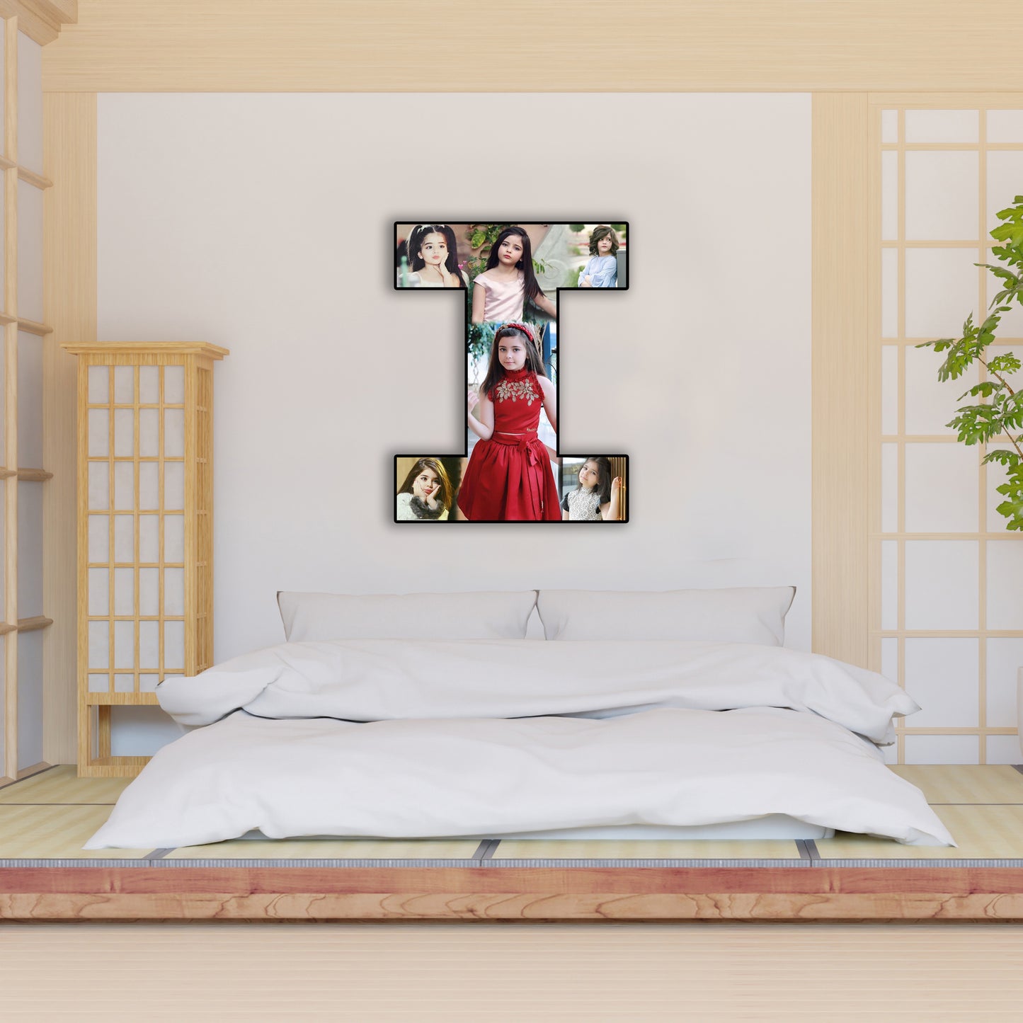 Customised Alphabet Photo Frame ( I Letter )