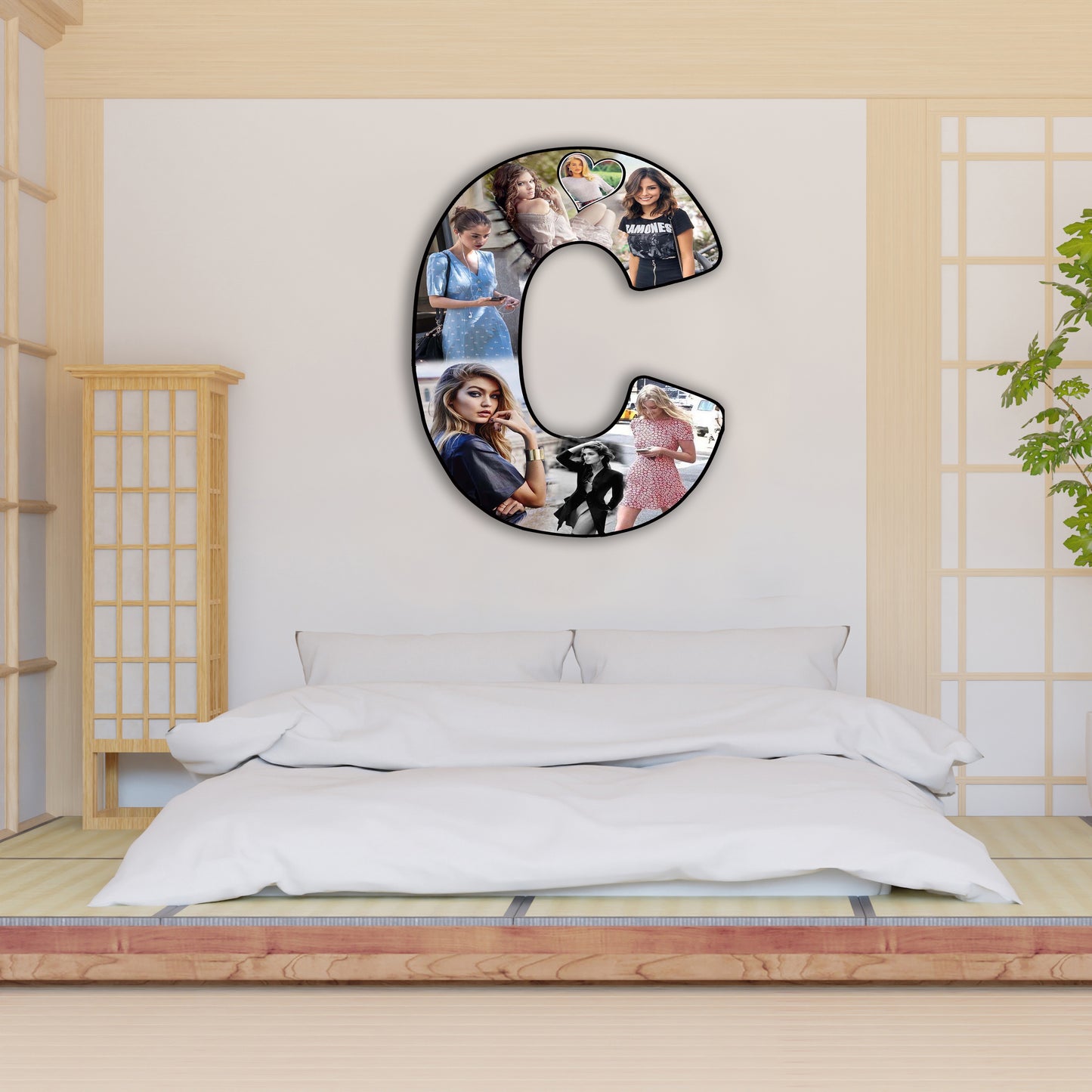 Customised Alphabet Photo Frame ( C Letter )