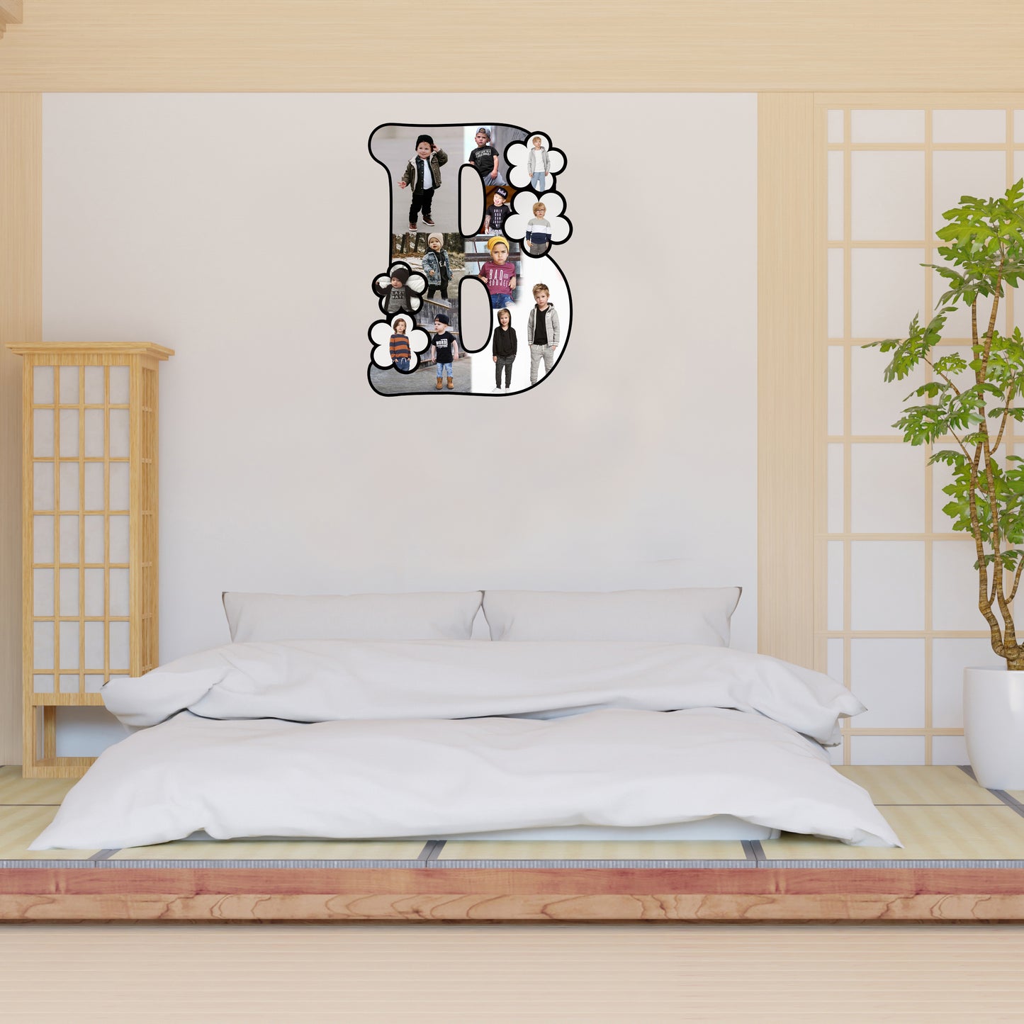 Customised Alphabet Photo Frame ( B Letter )