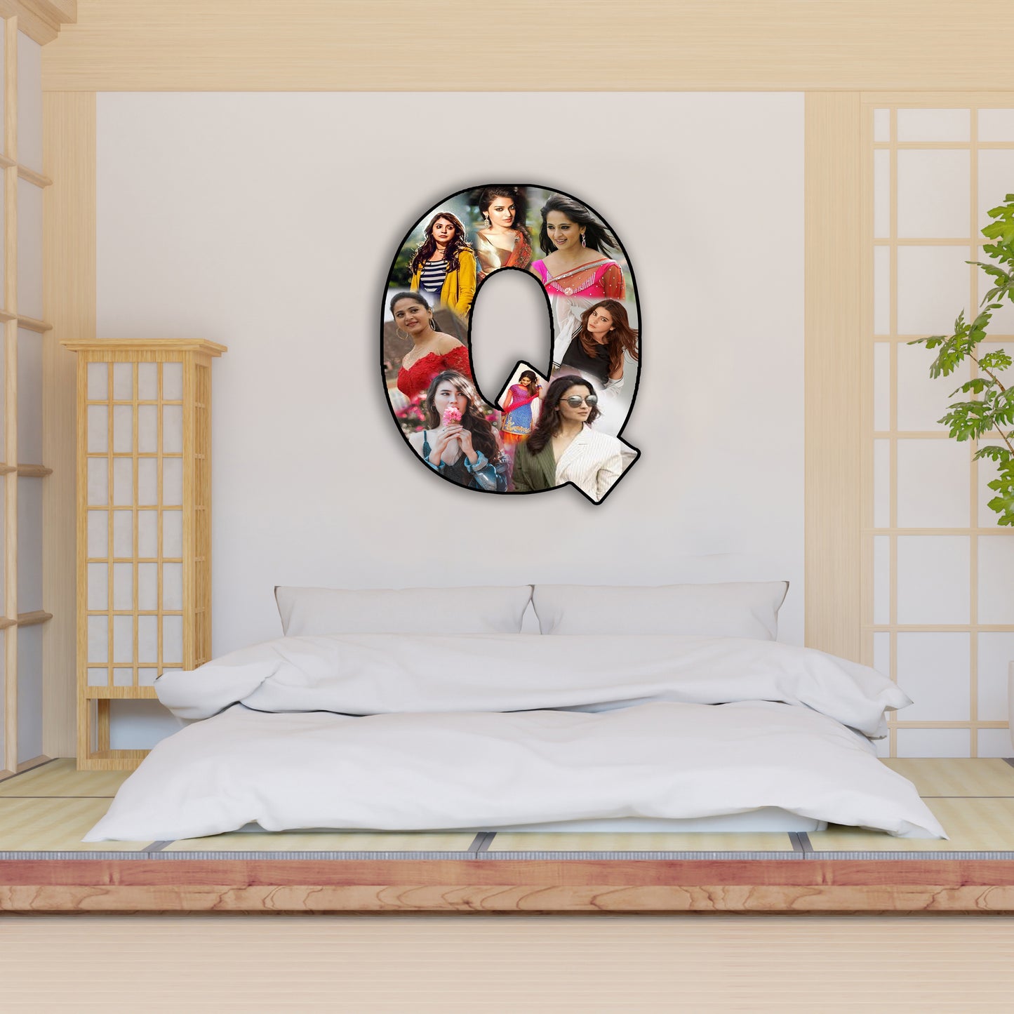 Customised Alphabet Photo Frame ( Q Letter )