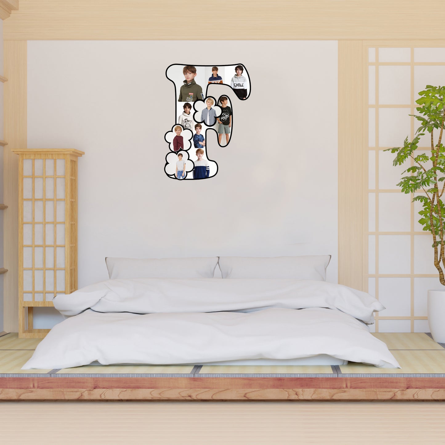 Customised Alphabet Photo Frame ( F Letter )