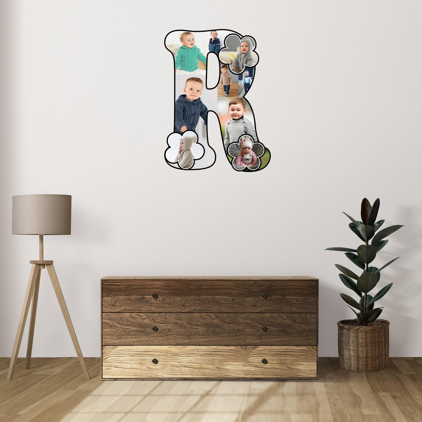 Customised Alphabet Photo Frame ( R Letter )