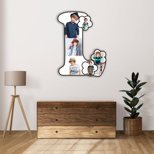 Customised Alphabet Photo Frame ( L Letter )