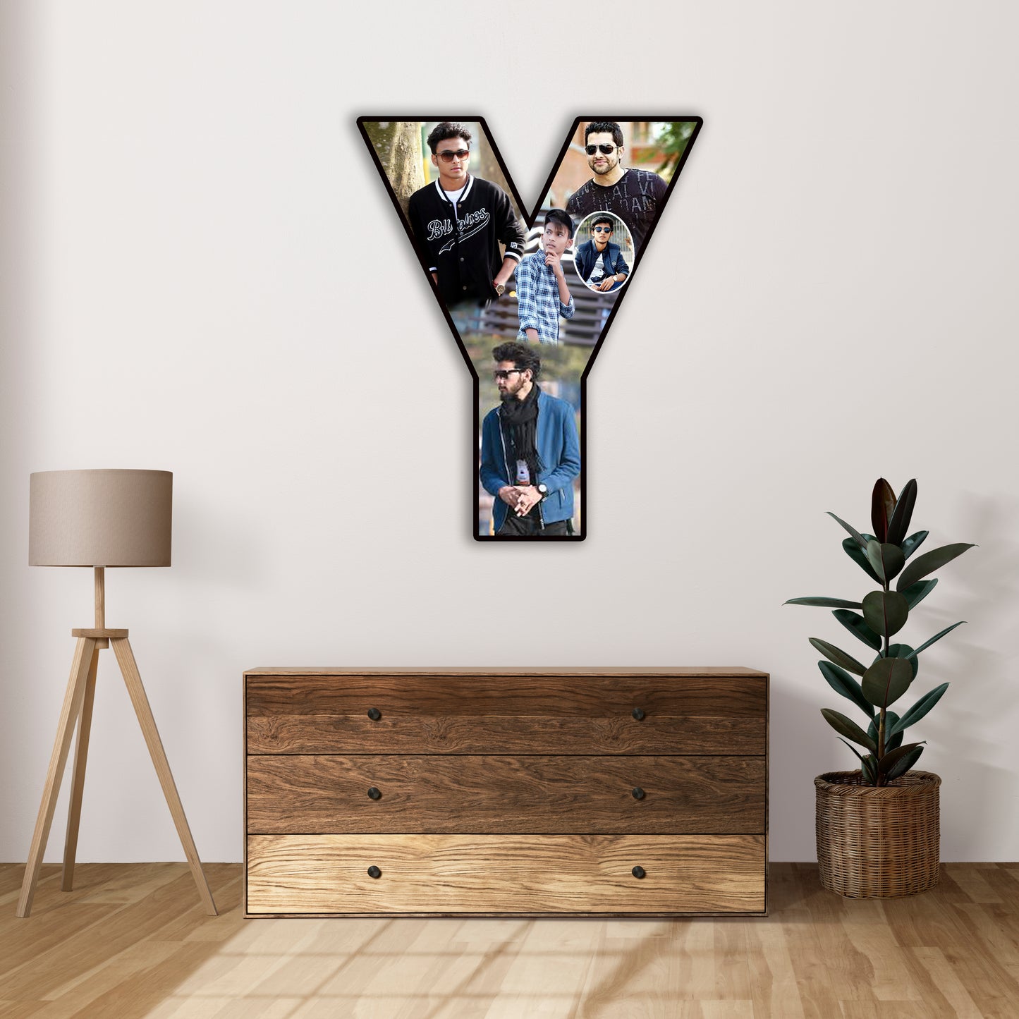 Customised Alphabet Photo Frame ( Y Letter )