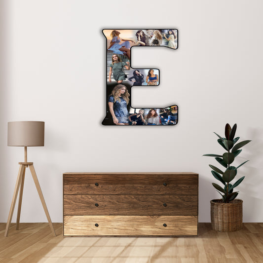 Customised Alphabet Photo Frame ( E Letter )