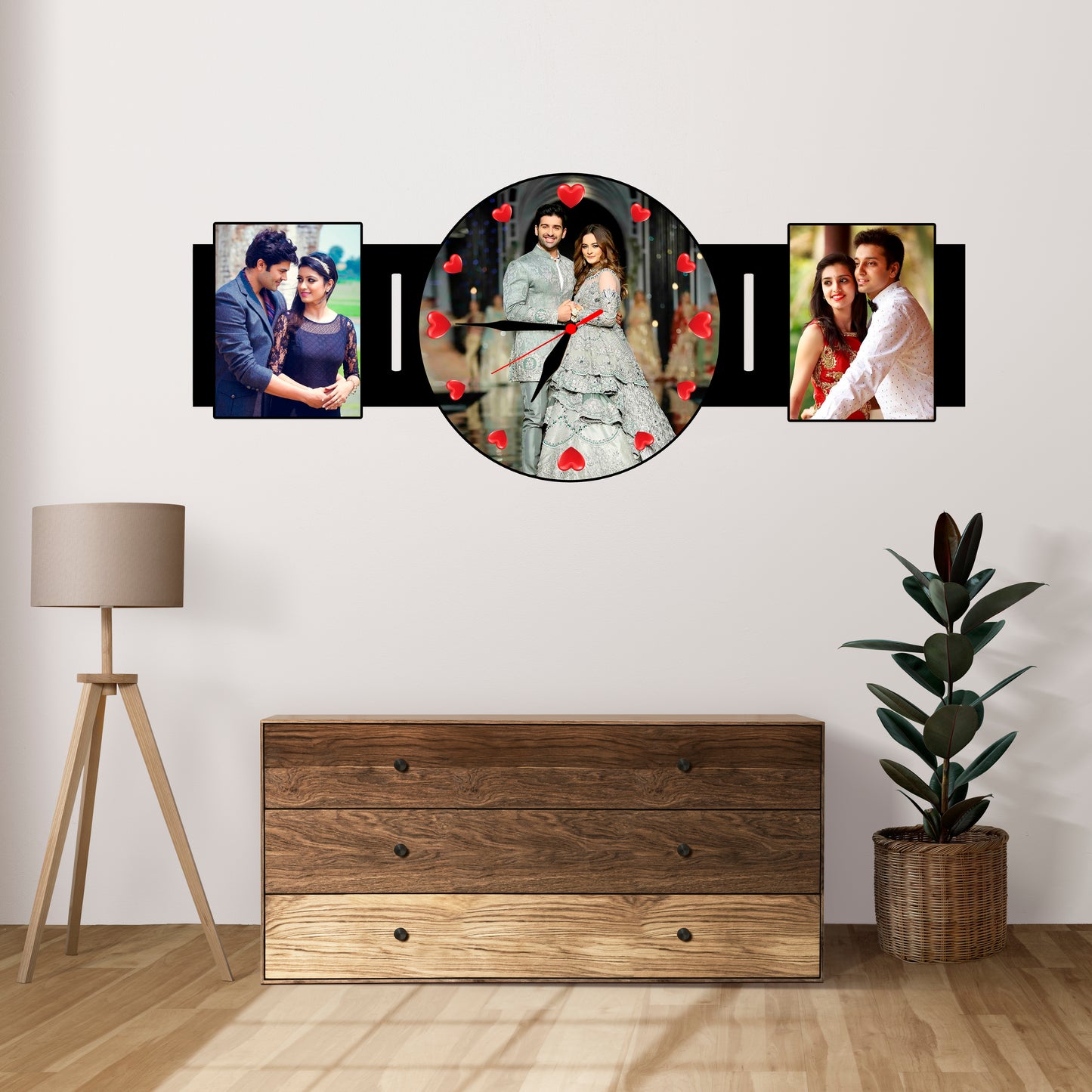 Personalized Photo Clock Gift For Couples