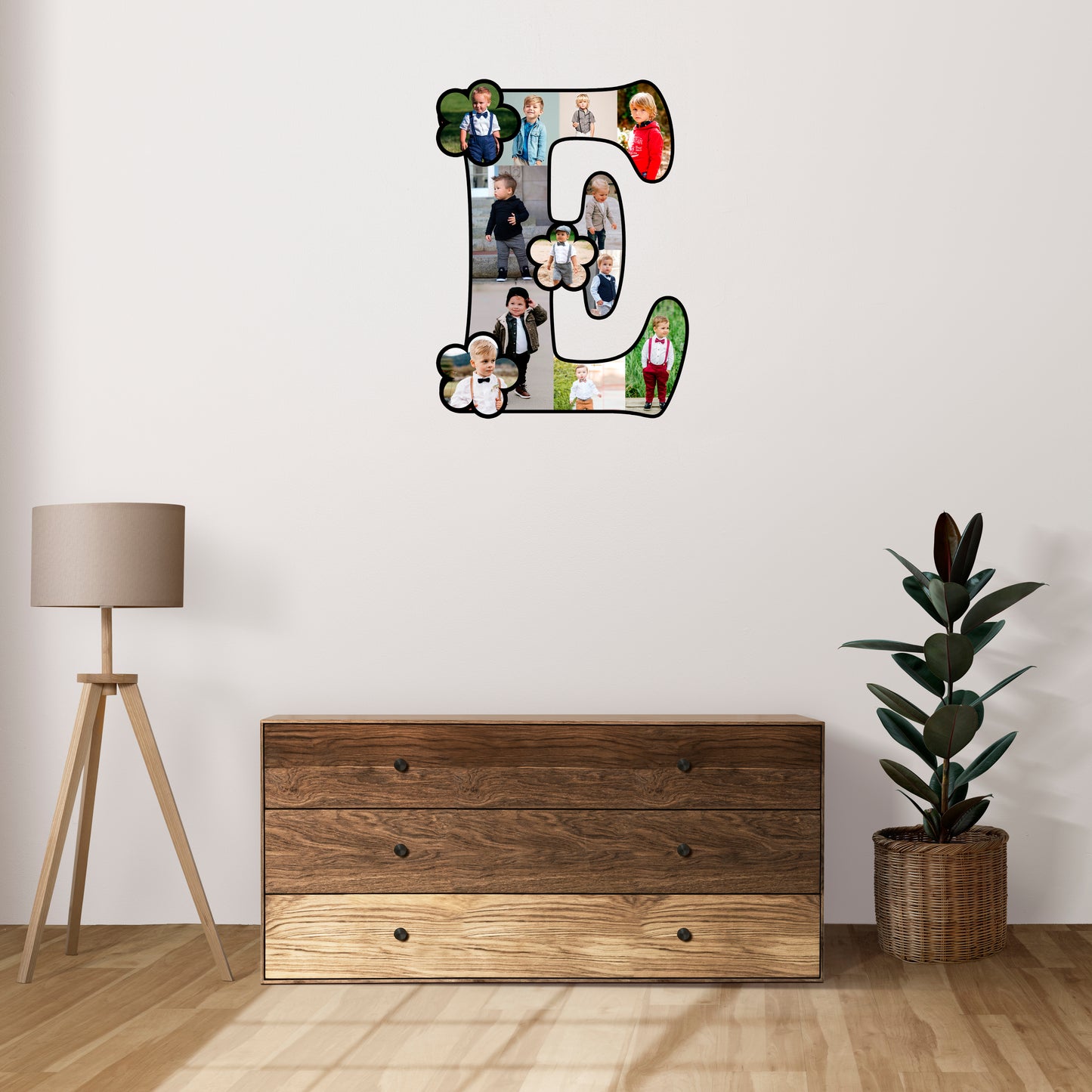 Customised Alphabet Photo Frame ( E Letter )