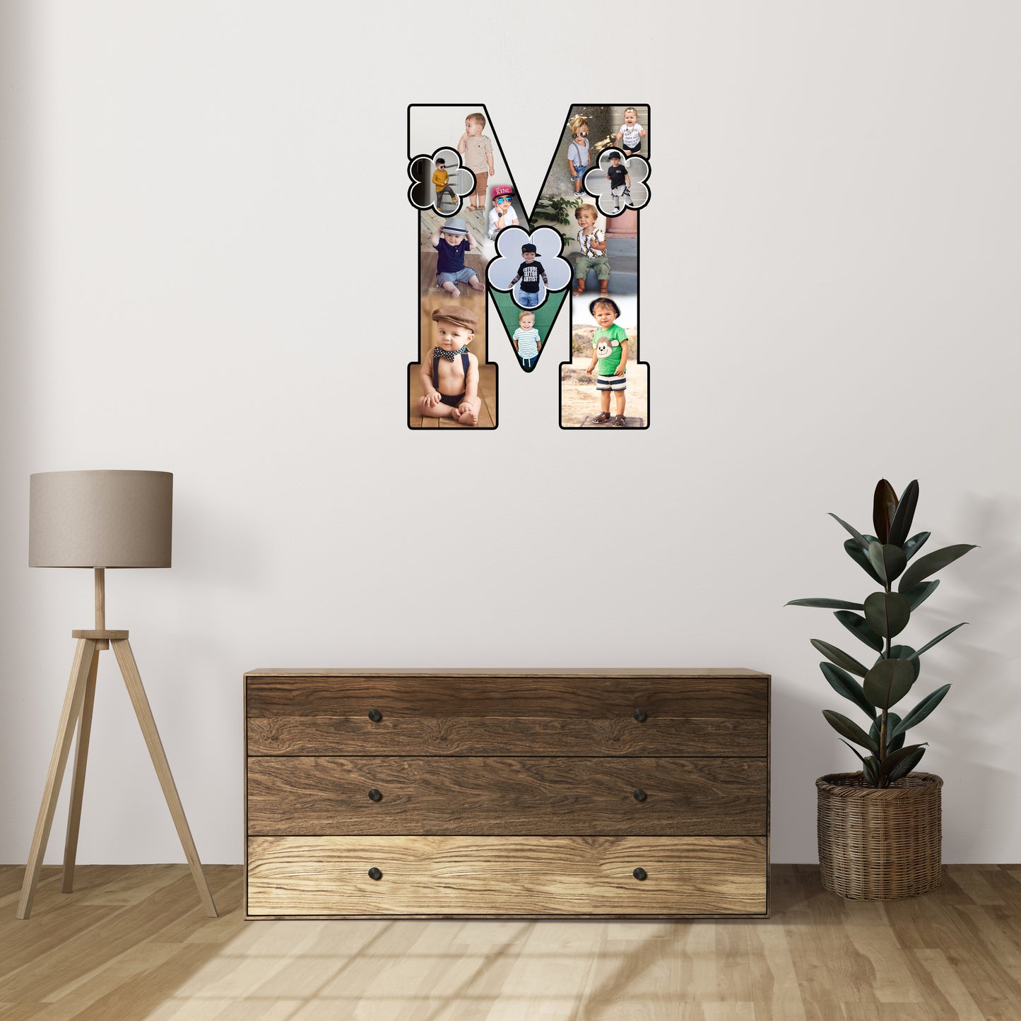 Customised Alphabet Photo Frame ( M Letter )