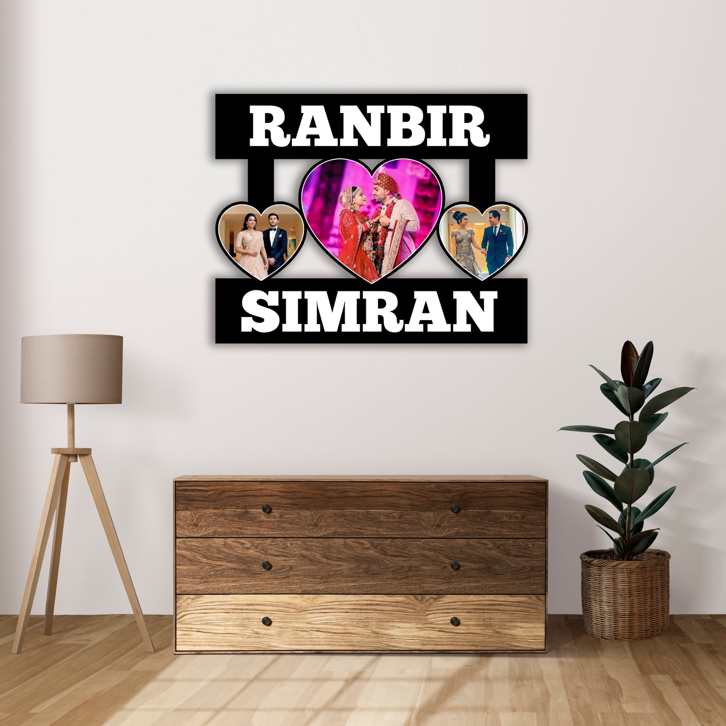 Customised Couple Photo Frame For Gifting