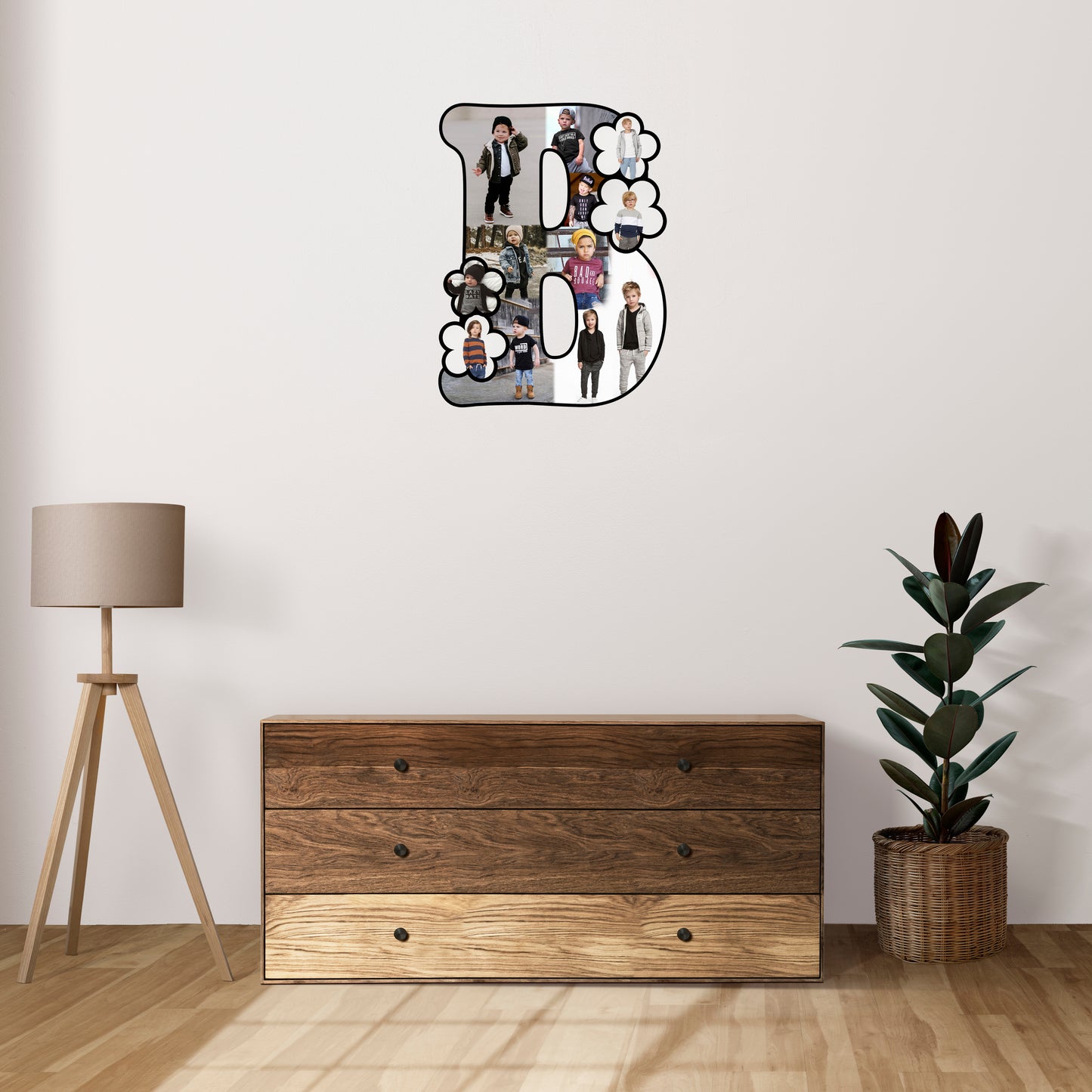 Customised Alphabet Photo Frame ( B Letter )