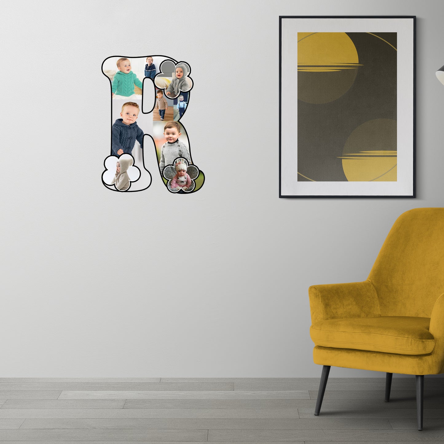 Customised Alphabet Photo Frame ( R Letter )