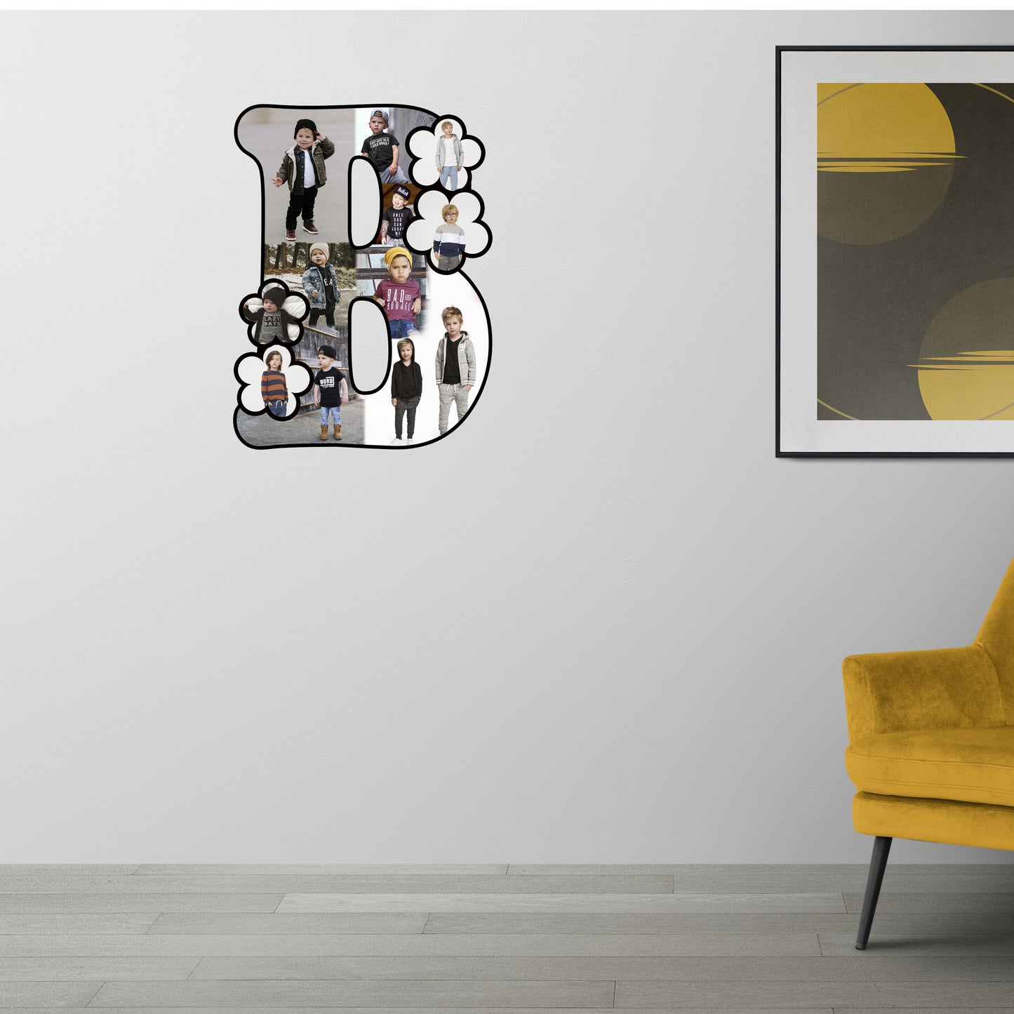 Customised Alphabet Photo Frame ( B Letter )