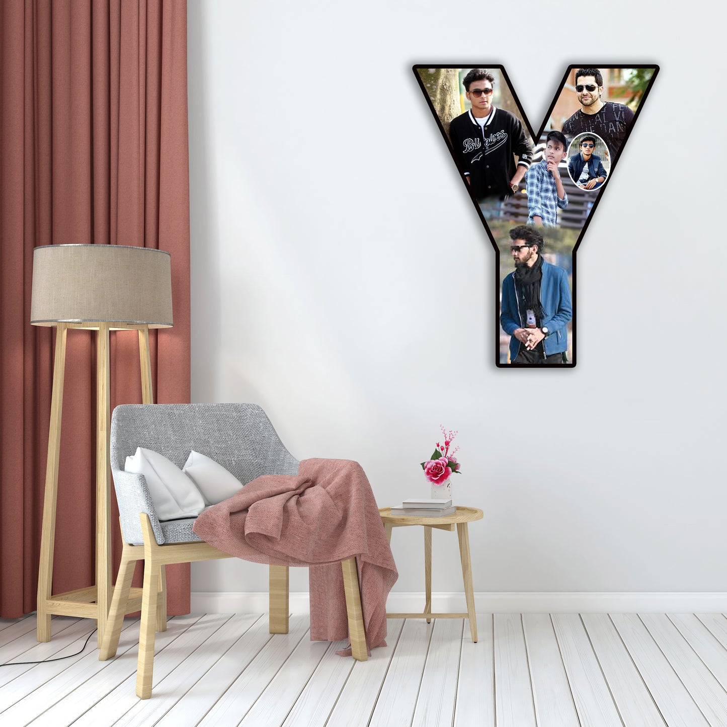 Customised Alphabet Photo Frame ( Y Letter )