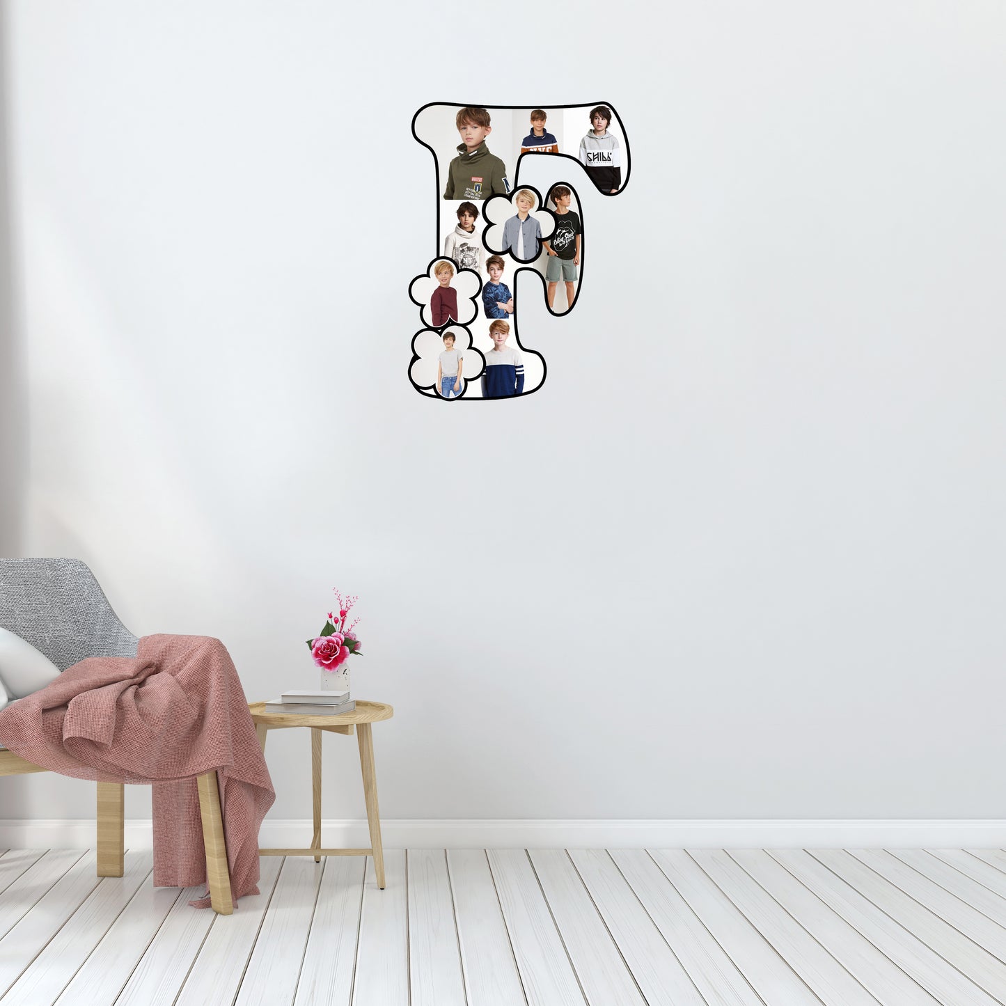 Customised Alphabet Photo Frame ( F Letter )